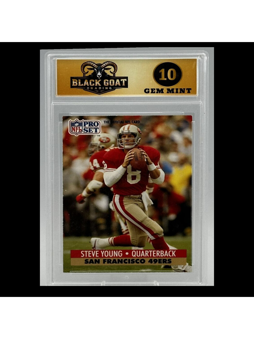 Steve Young #296 other 10 1991 Pro Set San Francisco 49ers Football Card NFL NM